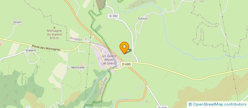localisation de l'entreprise SBZ 2 à SAINTE-EULALIE