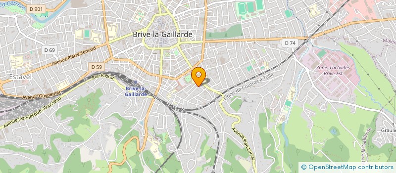 localisation de l'entreprise SBZ TELECOM à BRIVE-LA-GAILLARDE