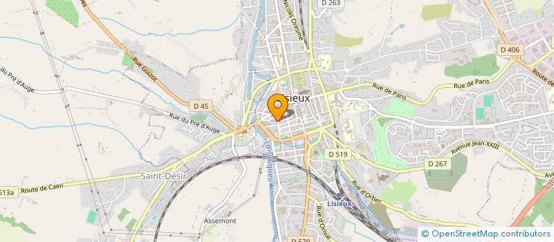 localisation de l'entreprise SC 008 à LISIEUX