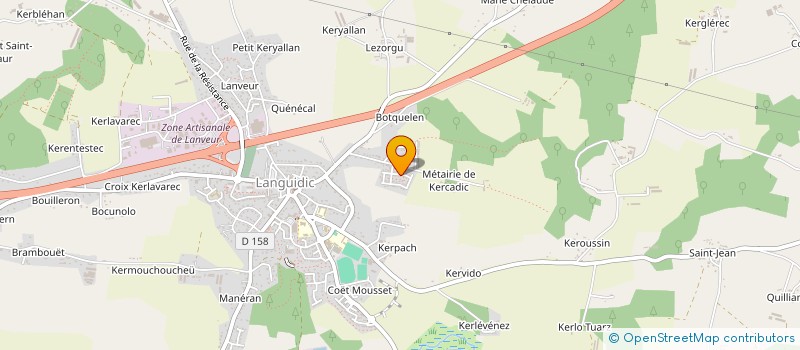 localisation de l'entreprise SC 1 RUE ETIENNE DOLET  LANGUIDIC