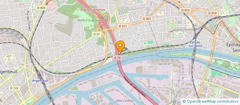 localisation de l'entreprise SC 17 A 19 RUE DES DESERTS  ARGENTEUIL