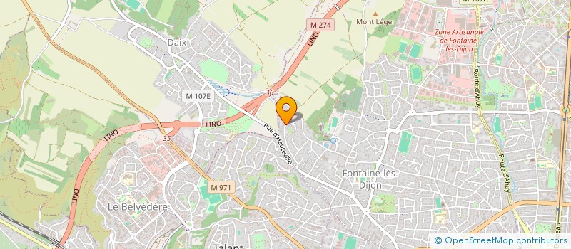 localisation de l'entreprise SC 2 A  FONTAINE-LES-DIJON