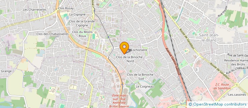 localisation de l'entreprise SC 2 CIEUX à ORLEANS