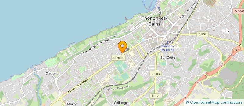 localisation de l'entreprise SC 2 RUE BEL AIR à THONON-LES-BAINS