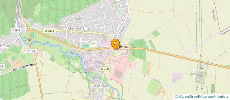 localisation de l'entreprise SC 20  ODRATZHEIM