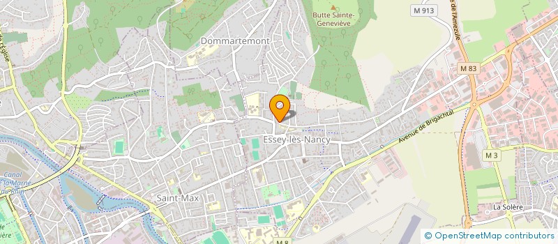 localisation de l'entreprise SC 25 VICTOR HUGO  SAINT-MAX