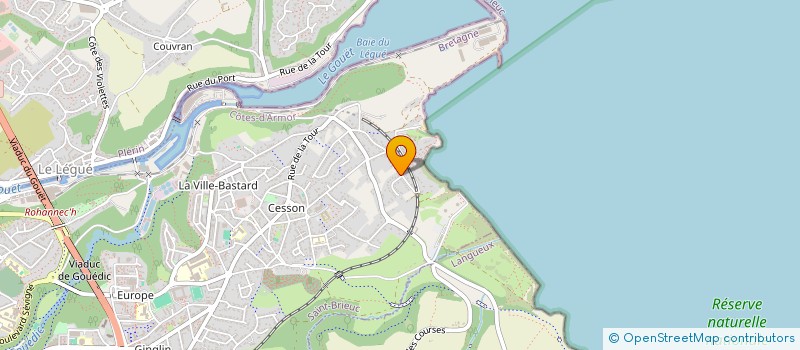 localisation de l'entreprise SC 26B à SAINT-BRIEUC