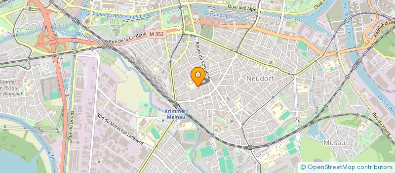 localisation de l'entreprise SC 2C INVEST à STRASBOURG