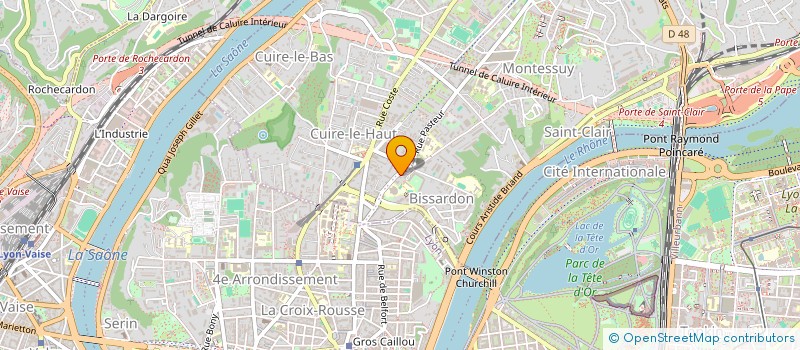 localisation de l'entreprise SC 2CHA  CALUIRE-ET-CUIRE