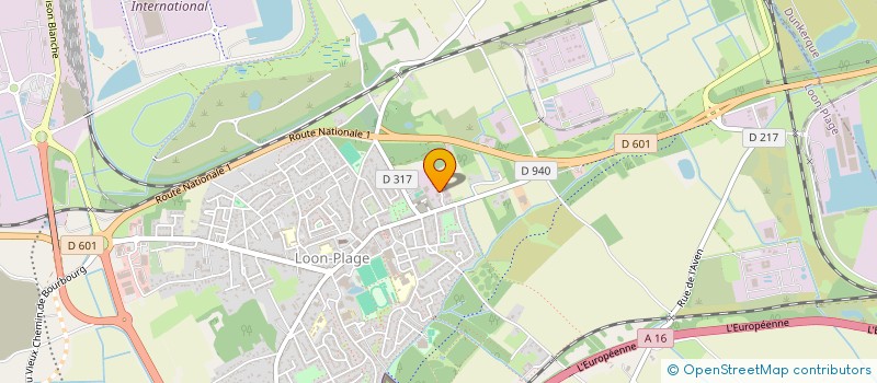 localisation de l'entreprise SC 2F  LOON-PLAGE