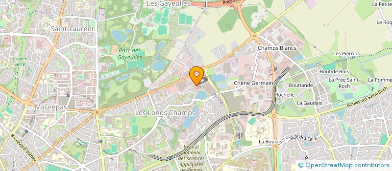 localisation de l'entreprise SC 2J  RENNES