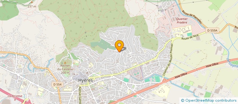 localisation de l'entreprise SC 2P à HYERES