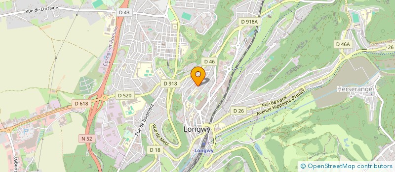 localisation de l'entreprise SC 2Z à LONGWY