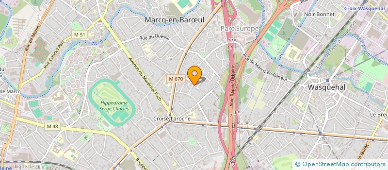 localisation de l'entreprise SC 3ADFL à MARCQ-EN-BARŒUL