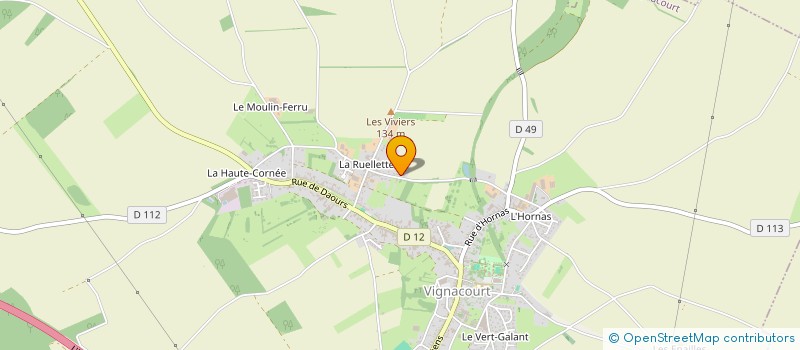 localisation de l'entreprise SC 3BG  VIGNACOURT