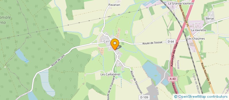 localisation de l'entreprise SC 3CAR à CERTINES