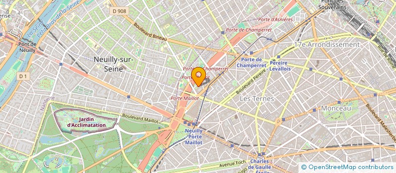 localisation de l'entreprise SC 3F à LEVALLOIS-PERRET