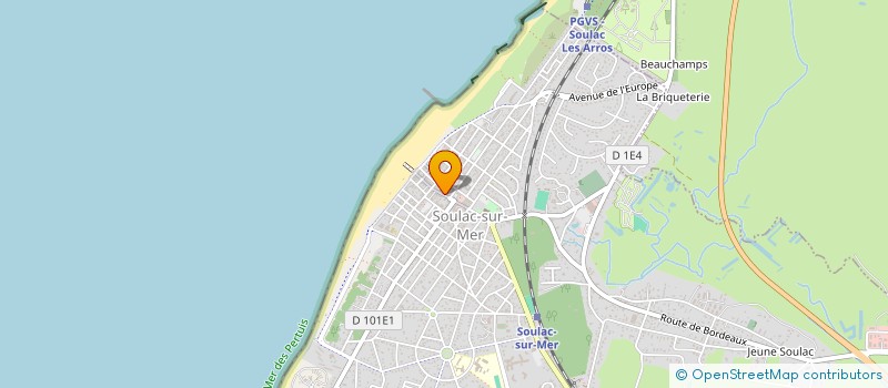 localisation de l'entreprise SC 46 RUE DE LA PLAGE  SOULAC-SUR-MER