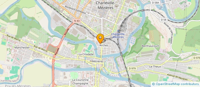 localisation de l'entreprise SC 49RDM  CHARLEVILLE-MEZIERES