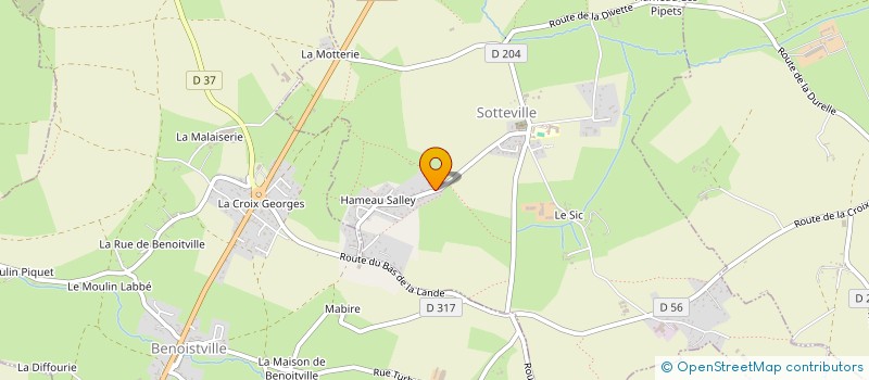 localisation de l'entreprise SC 4M  SOTTEVILLE