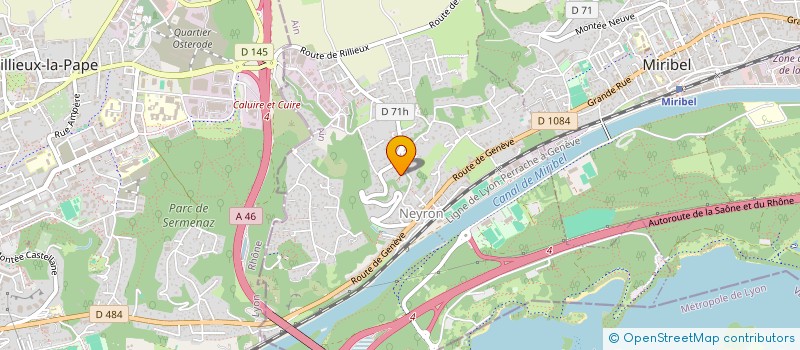 localisation de l'entreprise SC 5 ETOILES  NEYRON