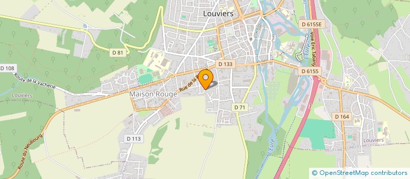 localisation de l'entreprise SC 53-55 à LOUVIERS