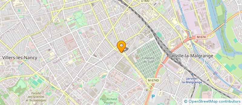 localisation de l'entreprise SC 57 à VANDŒUVRE-LES-NANCY