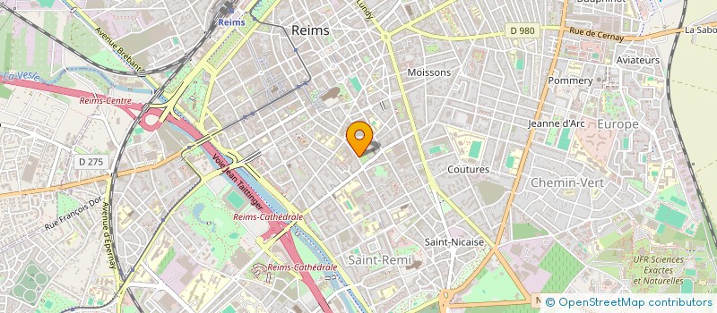 localisation de l'entreprise SC 5M  REIMS