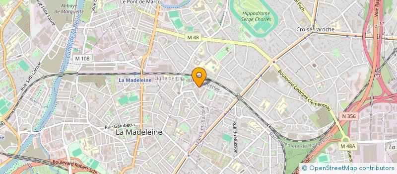 localisation de l'entreprise SC 6 FSH à MARCQ-EN-BARŒUL
