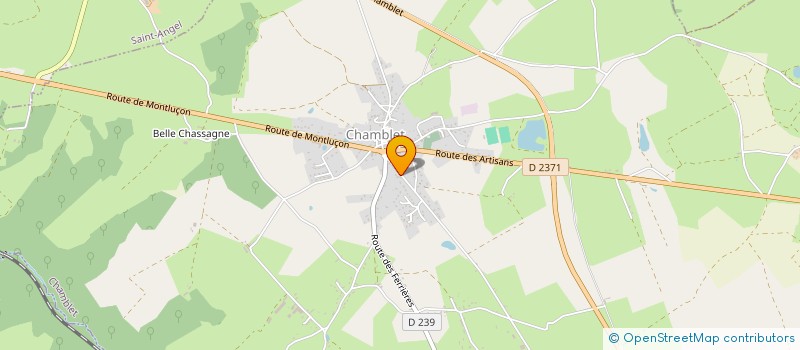 localisation de l'entreprise SC 7477  CHAMBLET