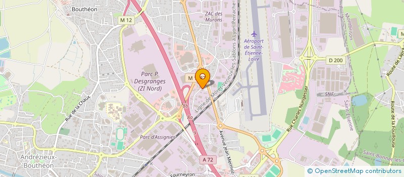 localisation de l'entreprise SC 79  ANDREZIEUX-BOUTHEON