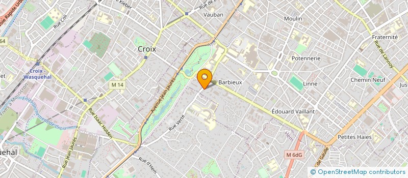 localisation de l'entreprise SC 8 PLACE SAINT ETIENNE  ROUBAIX