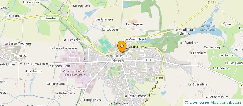 localisation de l'entreprise SC  BRIELLES