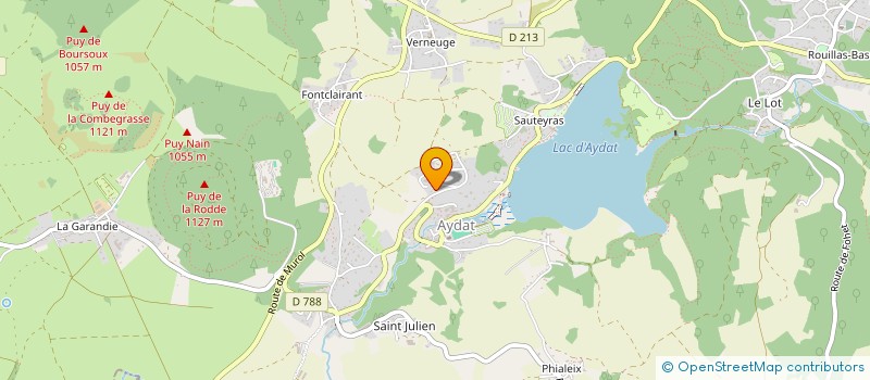 localisation de l'entreprise SC 912  AYDAT