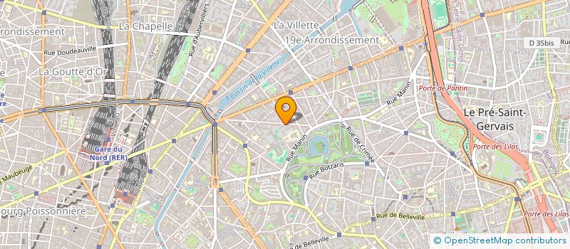 localisation de l'entreprise SC  PARIS