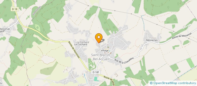 localisation de l'entreprise SC A.D.E.L.E  SAINT-MARCEL-BEL-ACCUEIL