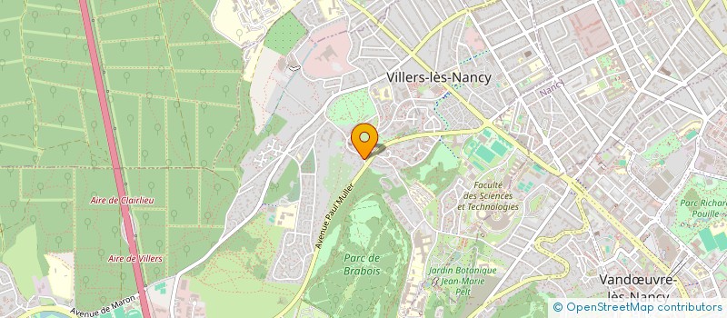 localisation de l'entreprise SC. A PERTE DE VUE à VILLERS-LES-NANCY