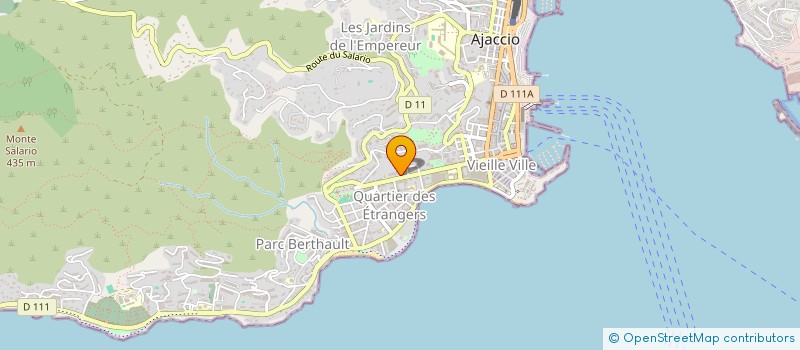 localisation de l'entreprise SC A PETRA CINTA  AJACCIO