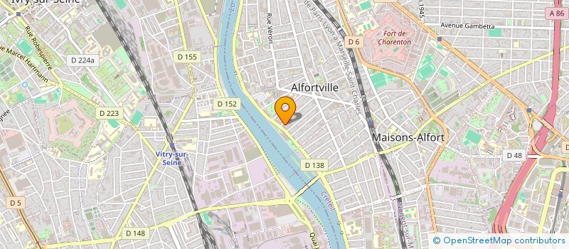 localisation de l'entreprise SC A.Z.Z.A. à ALFORTVILLE