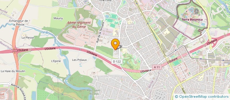 localisation de l'entreprise SC AAS-BEGENNE à AVRILLE