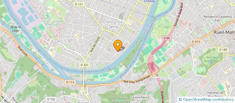 localisation de l'entreprise SC ABADIE  CROISSY-SUR-SEINE