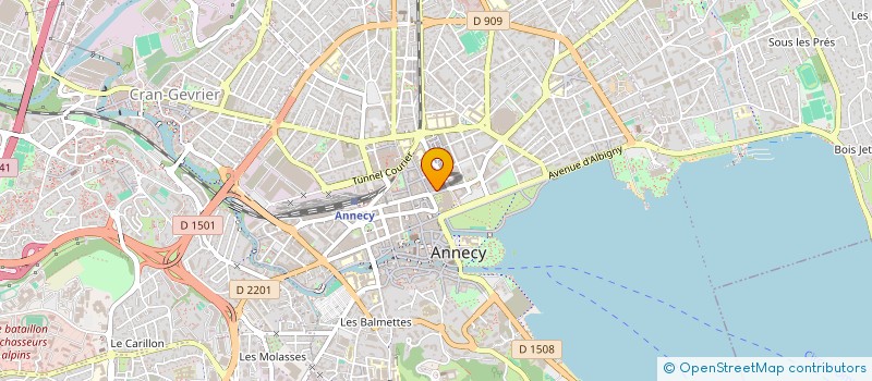 localisation de l'entreprise SC AC INVEST à ANNECY