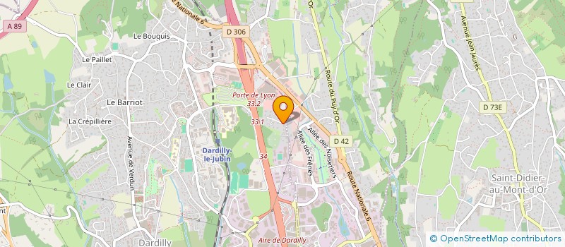 localisation de l'entreprise SC ACCARY  DARDILLY