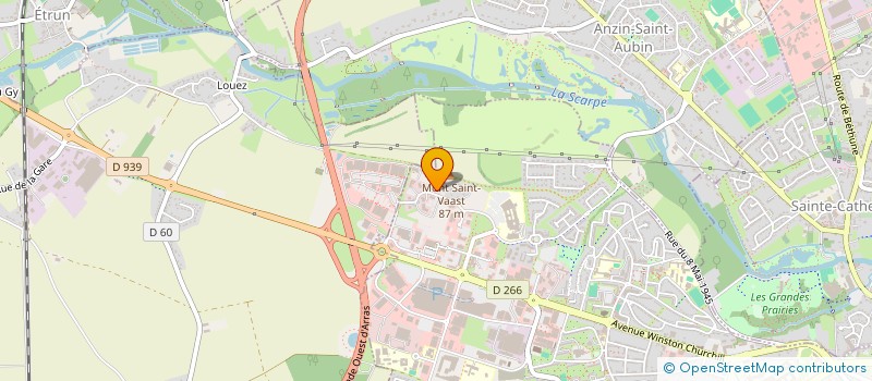 localisation de l'entreprise SC ACELP à ARRAS