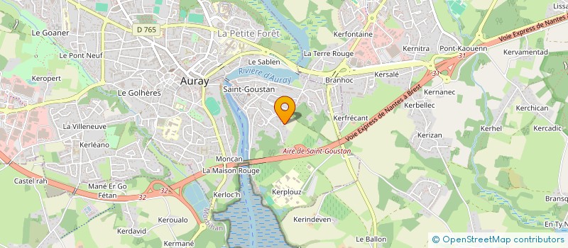 localisation de l'entreprise SC ACETYLENE à AURAY