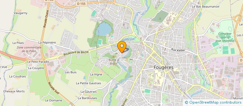 localisation de l'entreprise SC ACM  FOUGERES
