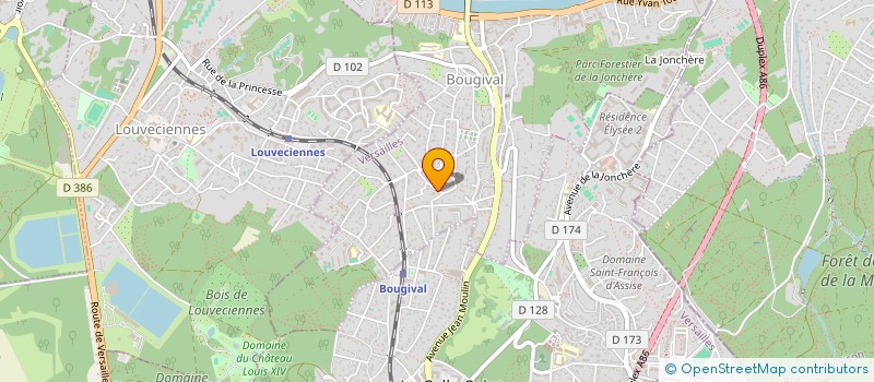 localisation de l'entreprise SC ADAMS  BOUGIVAL