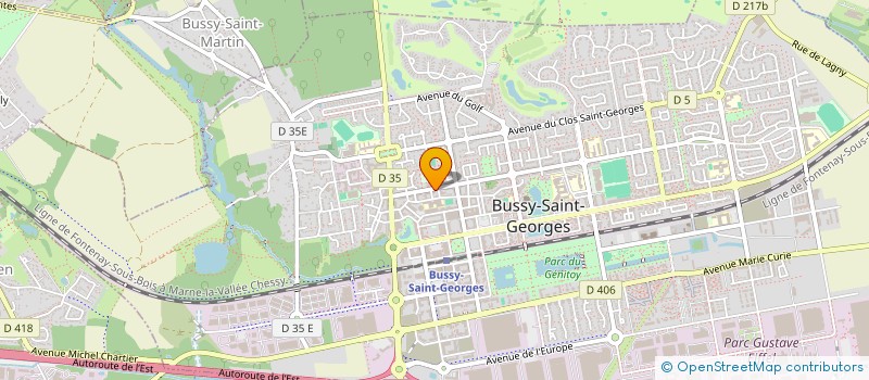 localisation de l'entreprise SC ADRIEN  BUSSY-SAINT-GEORGES