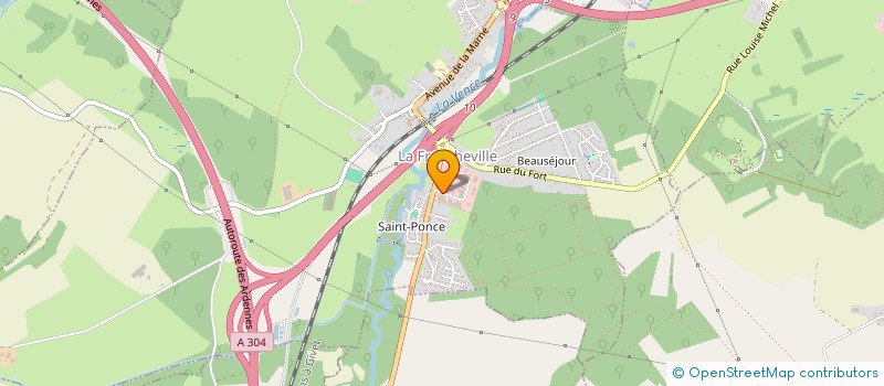 localisation de l'entreprise SC ADSL  LA FRANCHEVILLE