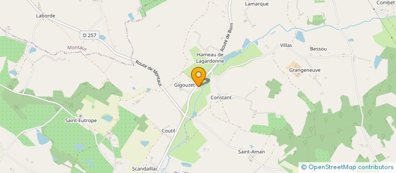 localisation de l'entreprise SC ADVENTICE  SAINT-EUTROPE-DE-BORN